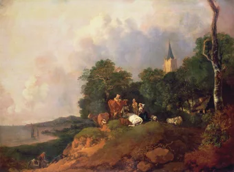 Vue près de la côte, vers 1750-55